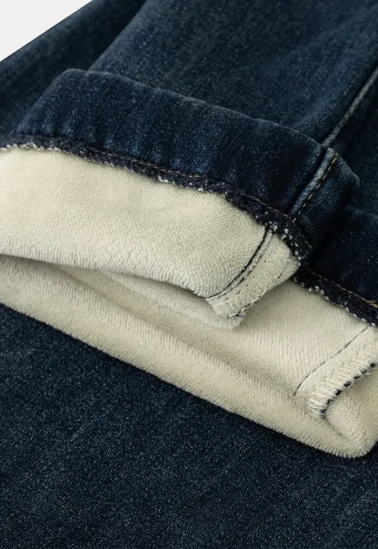 Wide Leg Denim Jeans with Belt Loop