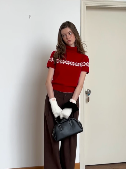 Fair Isle Sweater & Cardigan Set