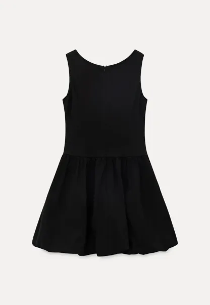 Sleeveless Square Neck Flared Mini Dress