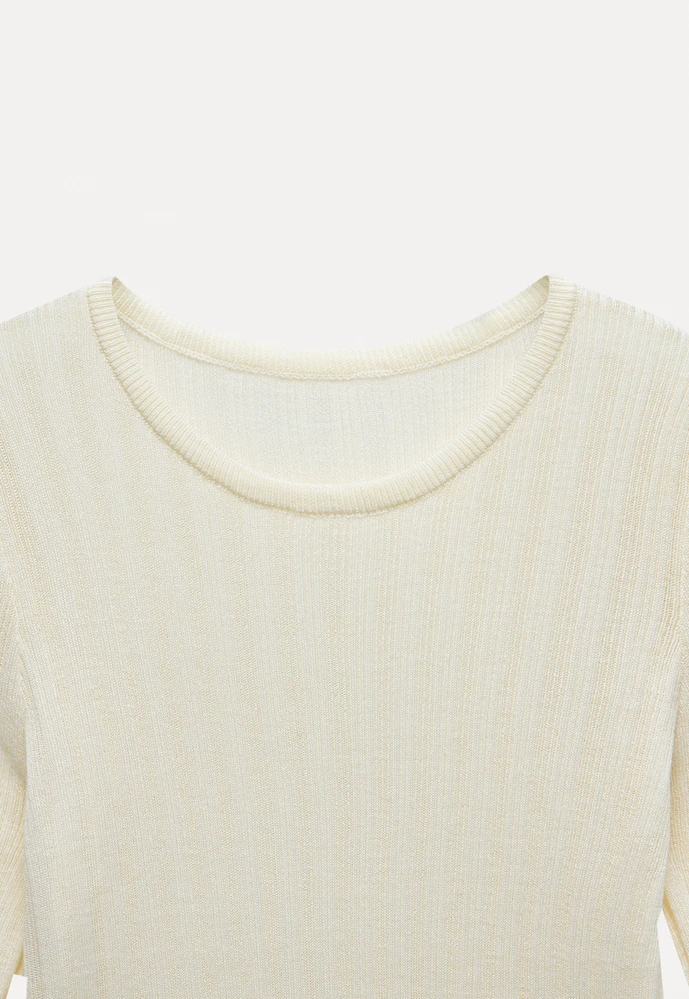 Ribbed Long-Sleeve Tee