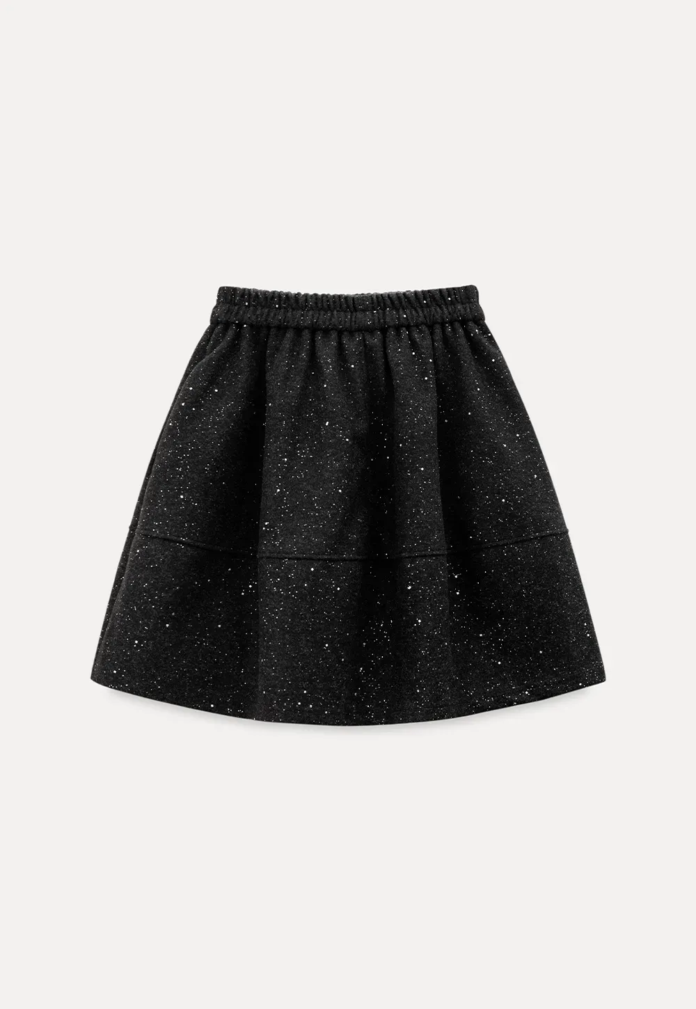 Sparkle Flare Skirt with Elastic Waist