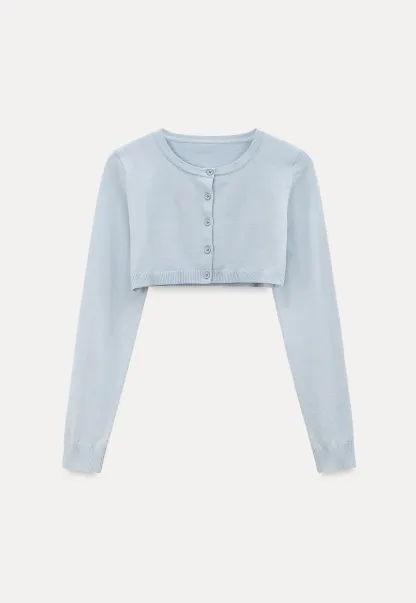 Woolen knit sweater with argyle pattern and buttons