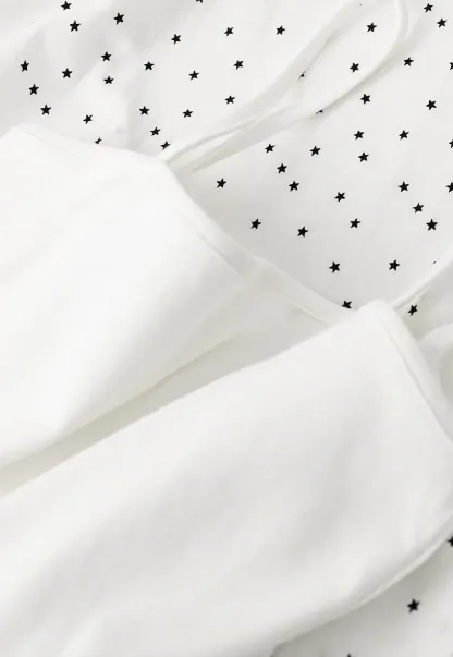 Polka dot short sleeve shirt with front tie detail