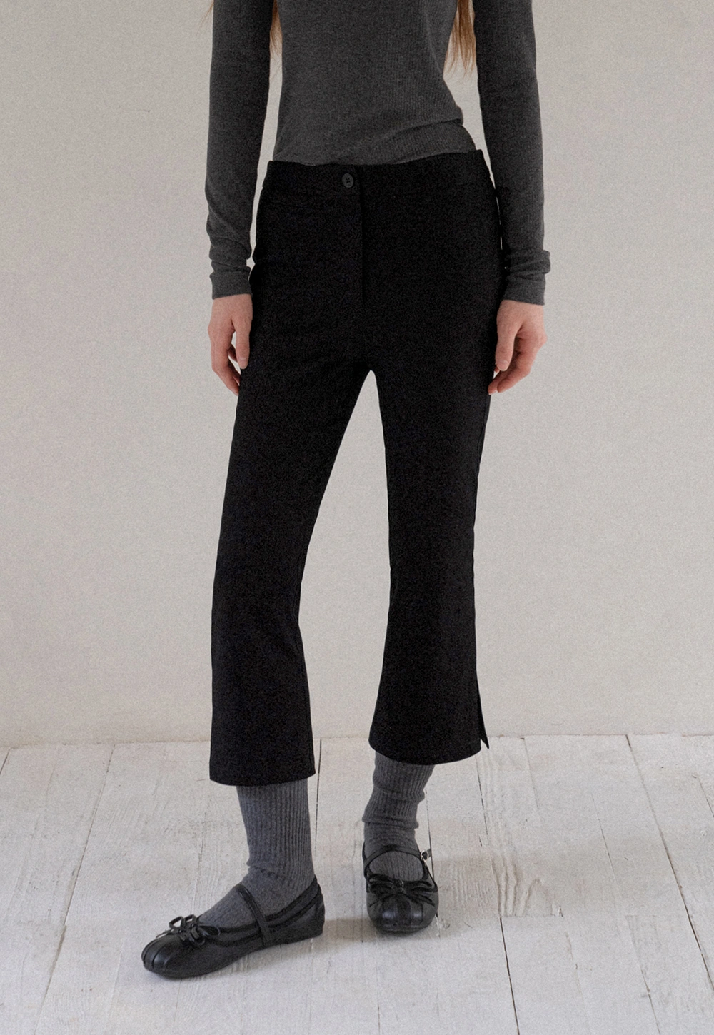 Women High Waist Slim Fit Trousers Minimalist Style