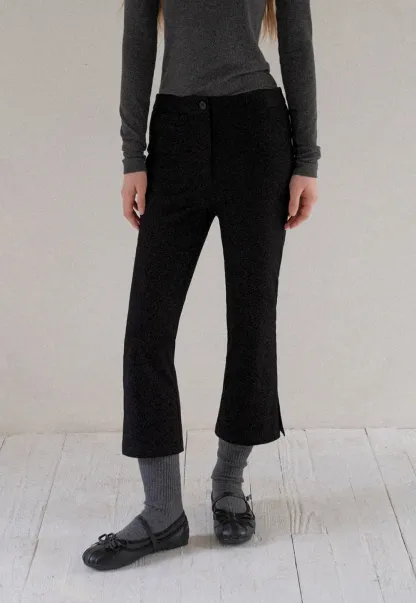 Women High Waist Slim Fit Trousers Minimalist Style