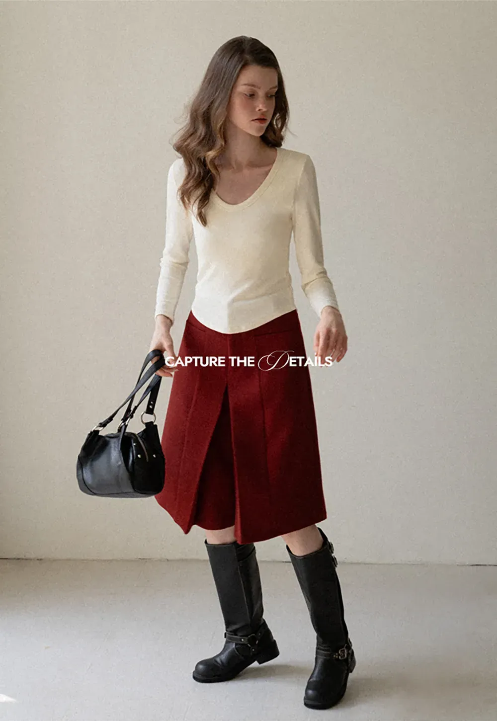 Elegant Basic Long Sleeve Top for Women