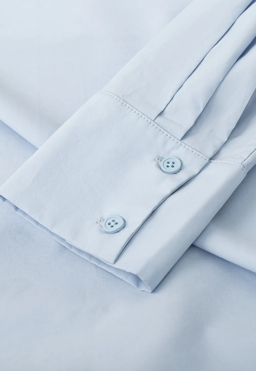 Long sleeve shirt with front tie detail