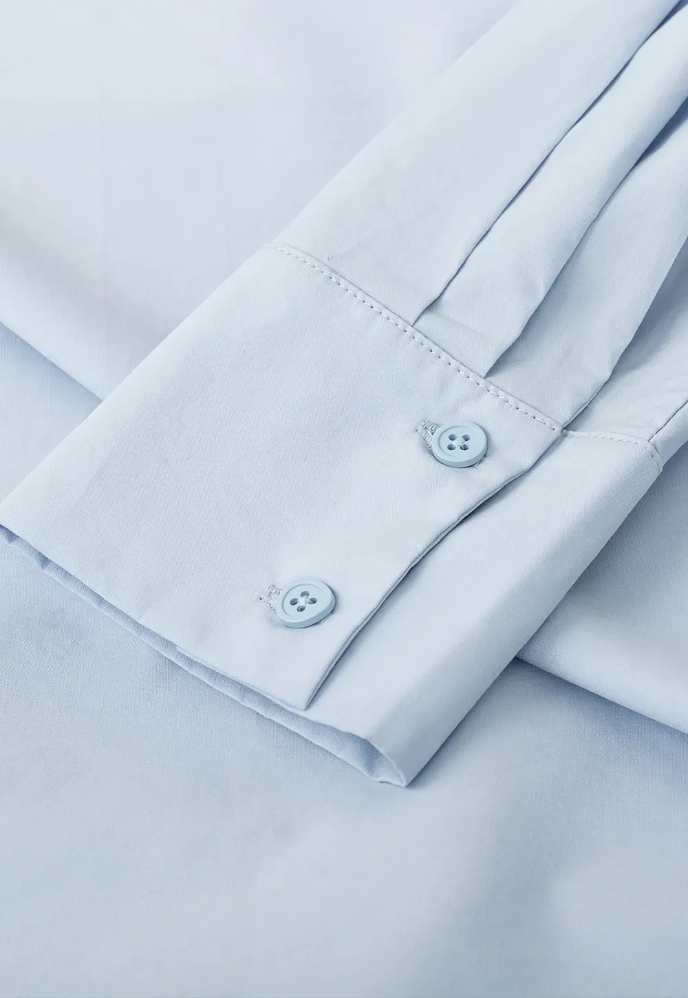 Long sleeve shirt with front tie detail