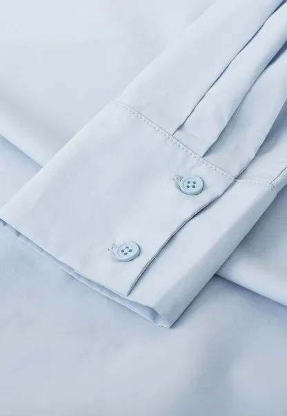 Long sleeve shirt with front tie detail