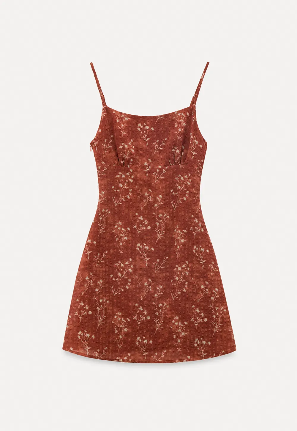 Floral Print Slip Dress with Thin Straps