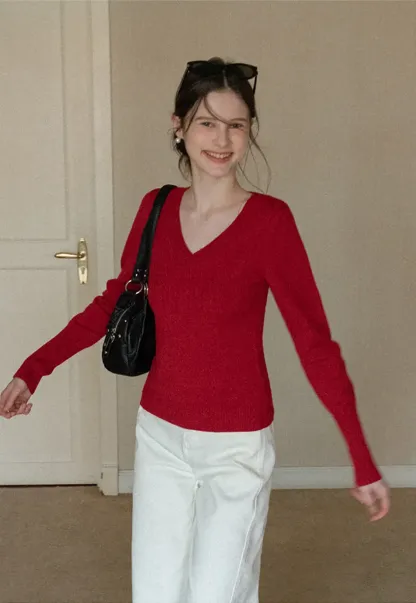 Wide leg high waist denim jeans with belt loop design