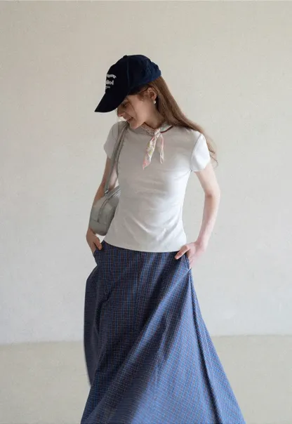 Slim Fit Short Sleeve Crew Neck T Shirt