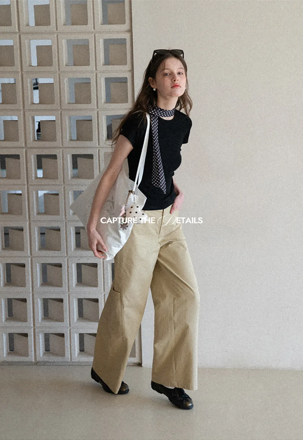 Wide Leg Casual Pants with Front Pockets