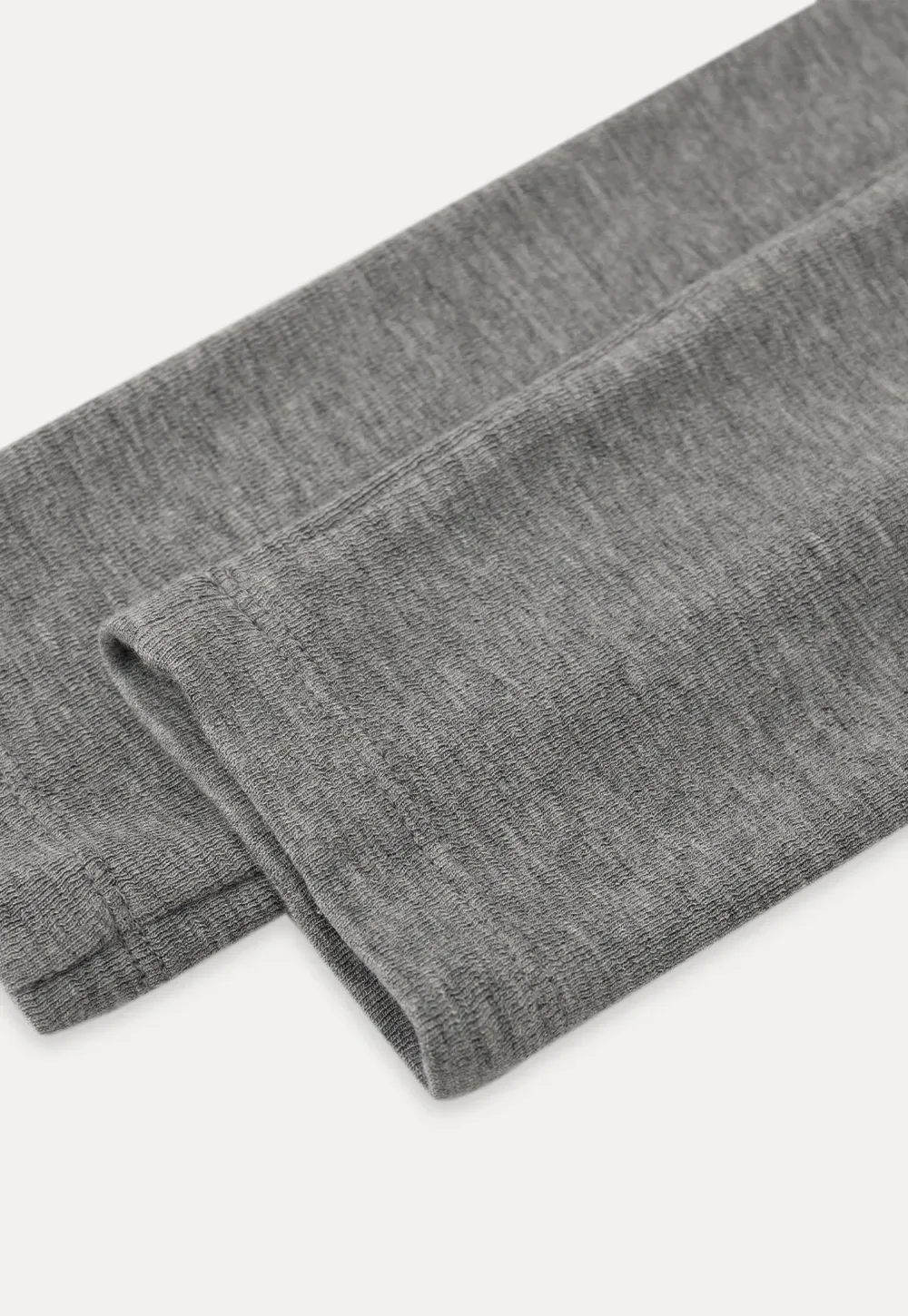 Stylish Gray Long-Sleeve Turtleneck Top