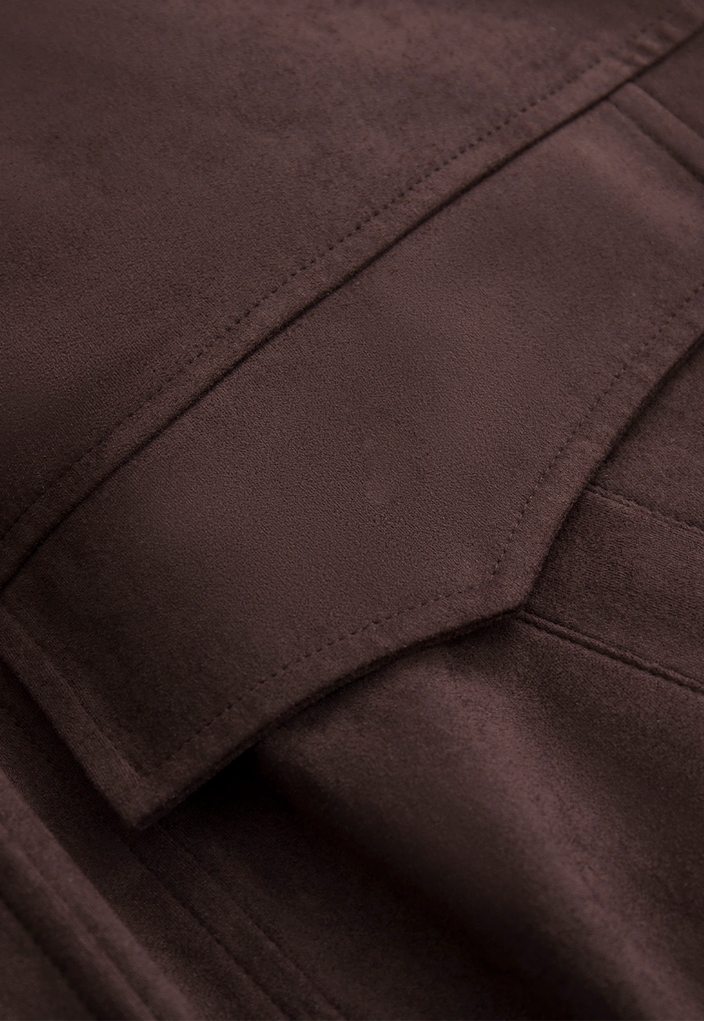 Women Fuzzy Collar Suede Jacket Warm Outerwear