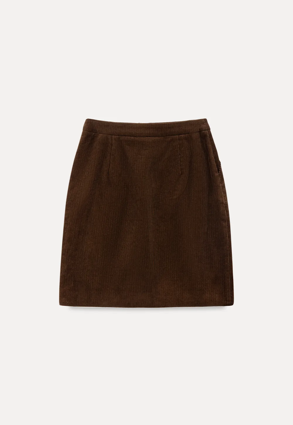 Corduroy Mini Skirt A-Line Design Women's Fashionable Bottoms