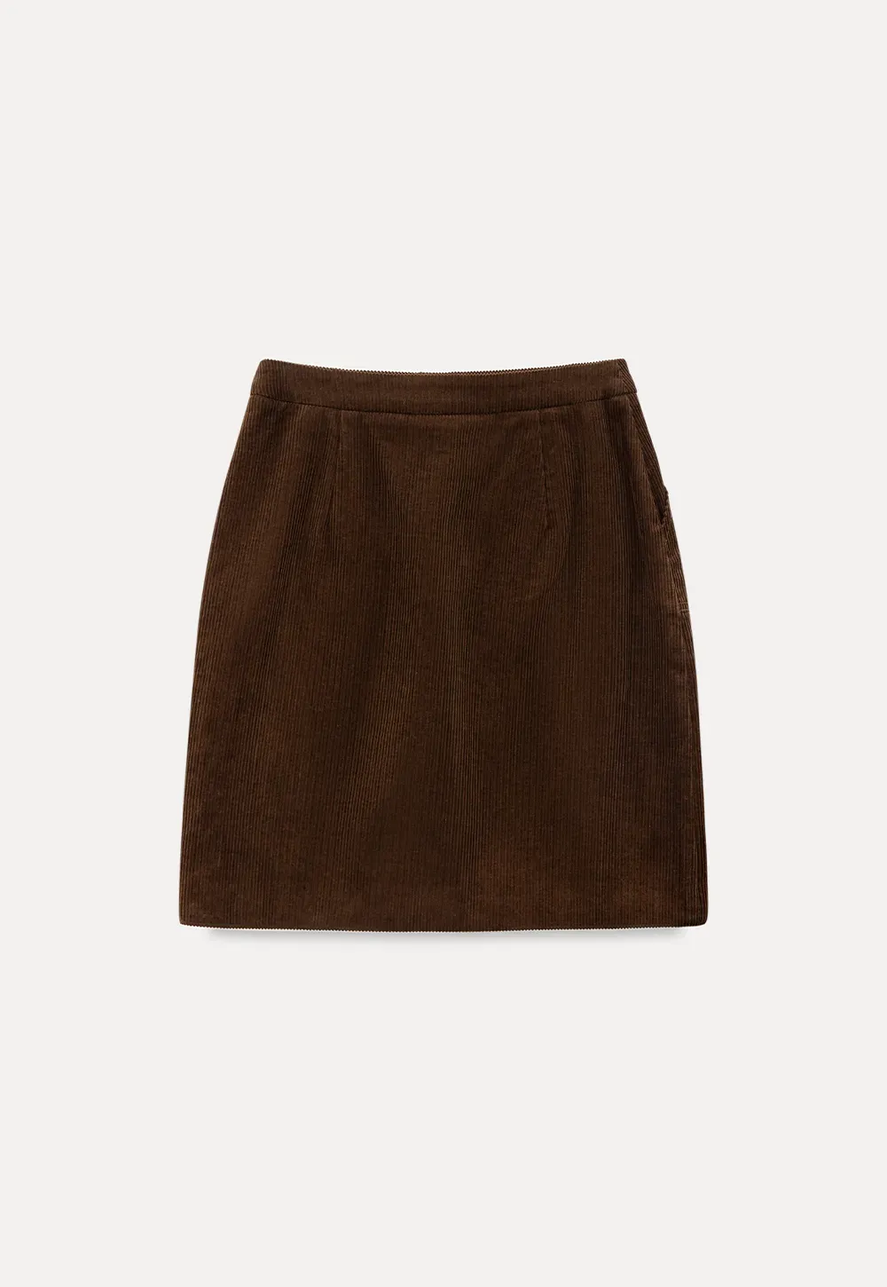 Corduroy Mini Skirt A-Line Design Women's Fashionable Bottoms