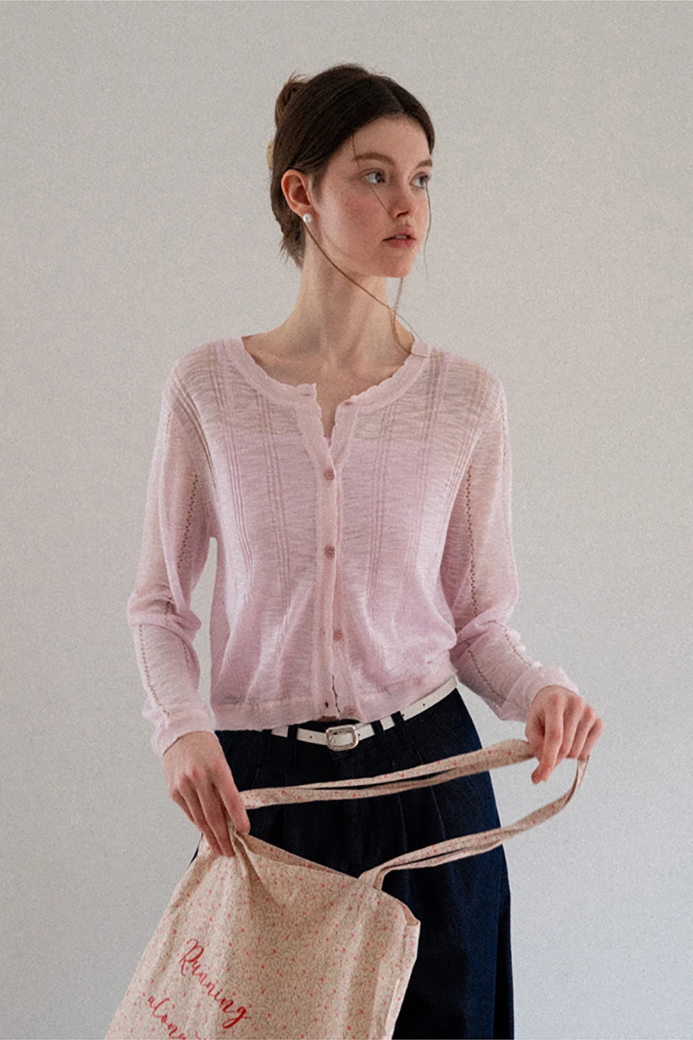 Woolen knit sweater and tank top