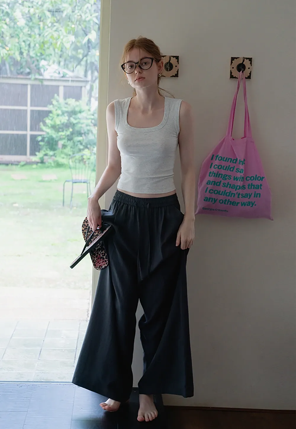 Women's Solid Square Neck Fitted T-Shirt And Tank Top