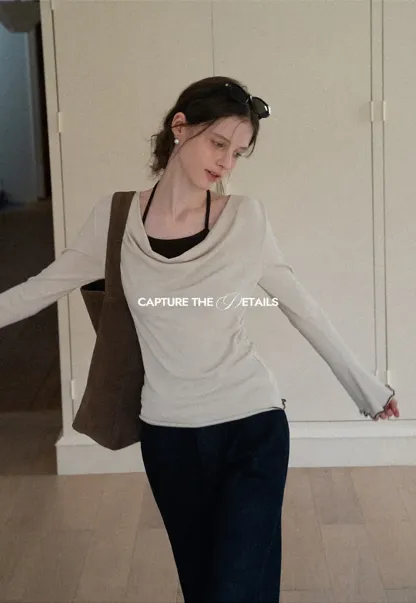 Dark Denim Wide-Leg Pants