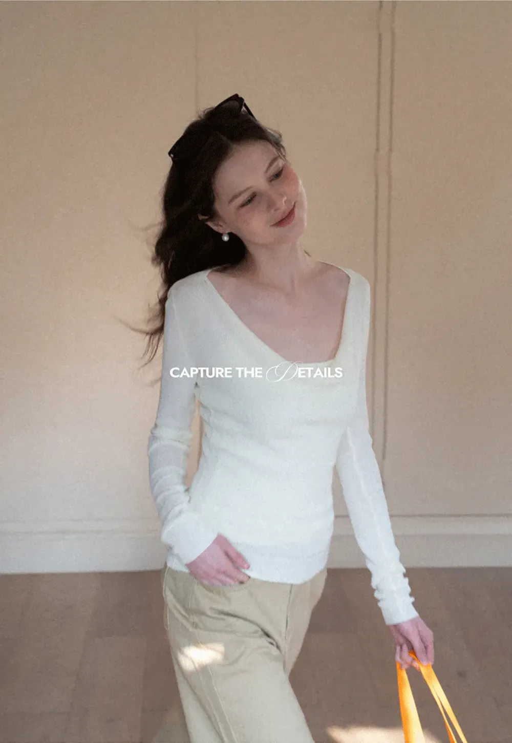 Woolen knit sweater and tank top