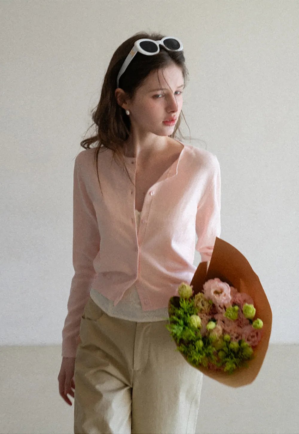 Wide Leg Casual Pants with Front Pockets