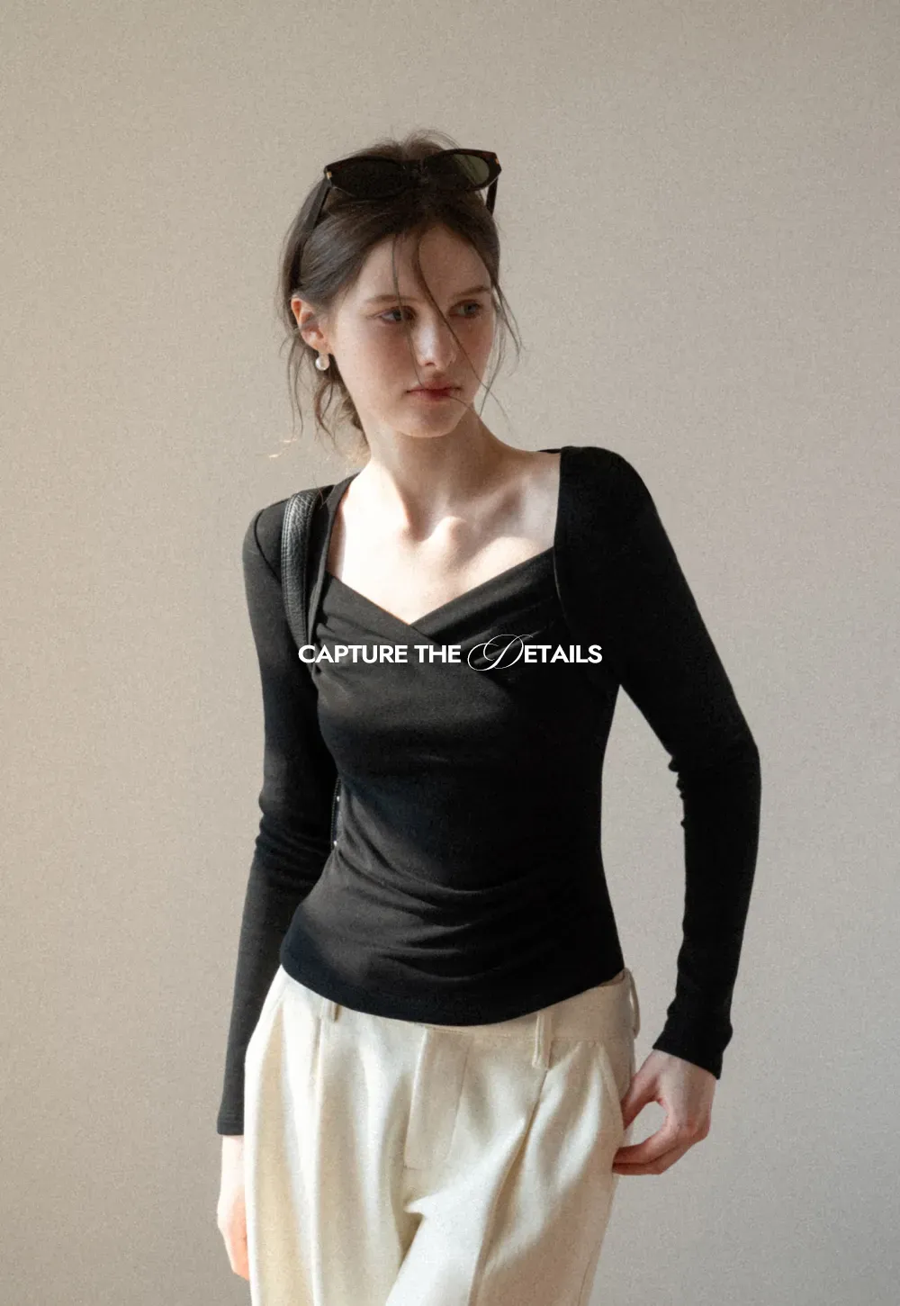 Elegant Long Sleeve Crop Top for Women