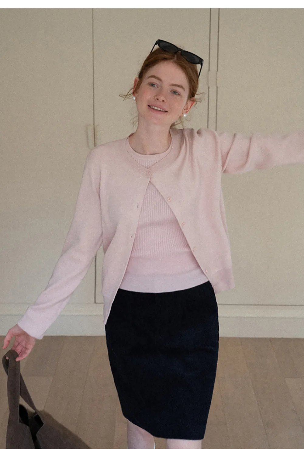 Corduroy Mini Skirt A-Line Design Women's Fashionable Bottoms