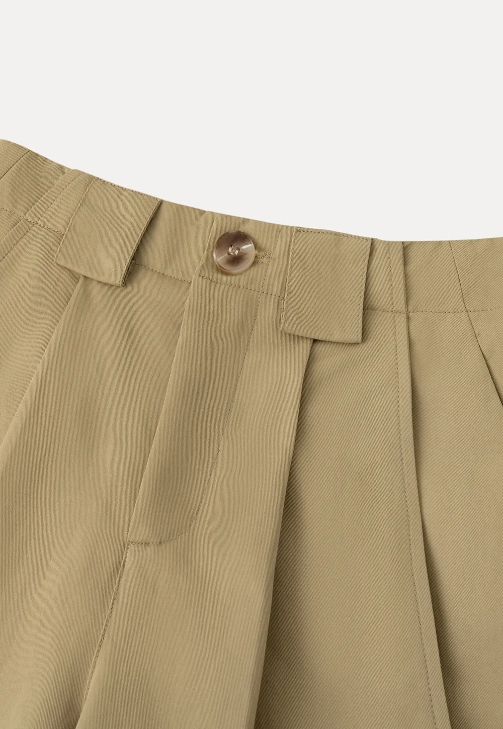 Wide Leg Pleated Casual Pants