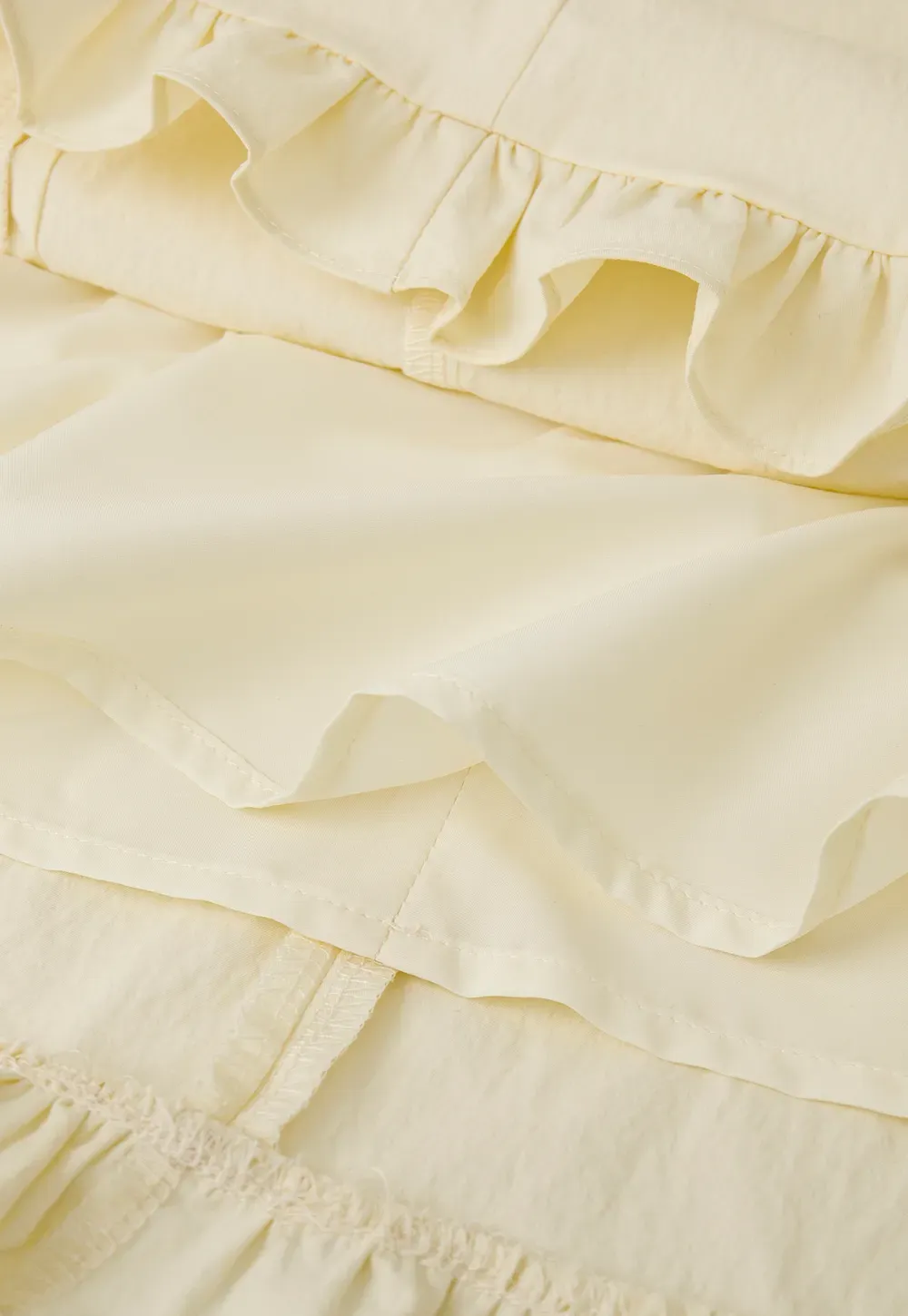 Short Sleeve Button Front Dress with Ruffled Hem