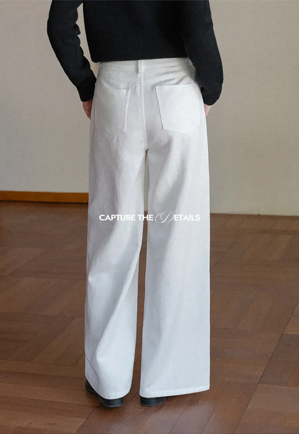 Wide Leg Casual Pants with Front Pockets
