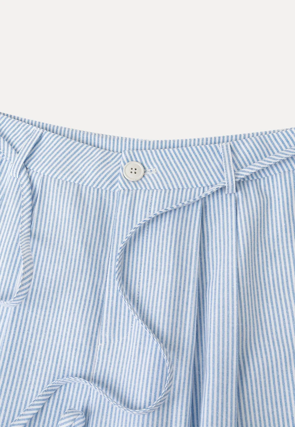 Wide Leg Pleated Casual Pants with Drawstring Waist