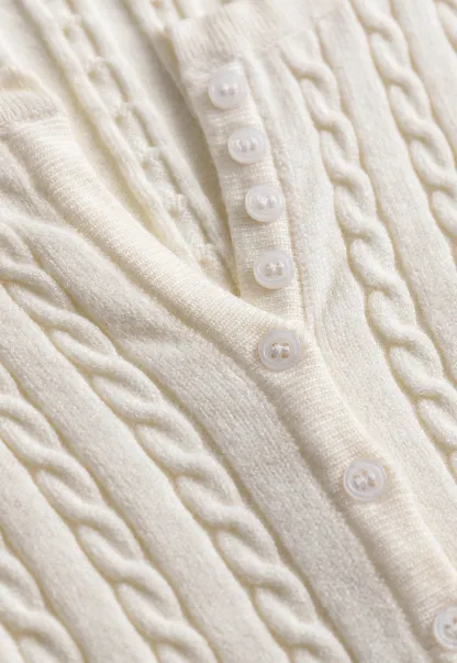 Womens Ribbed Knit Long Sleeve V- Neck Knit Top