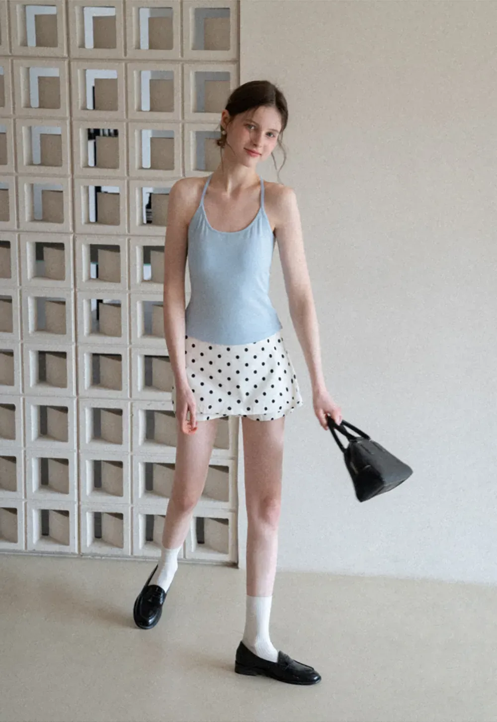 Slim Fit Tank Top with Thin Straps