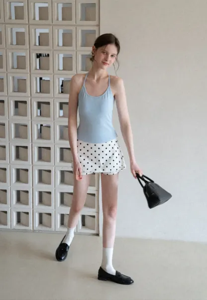 Slim Fit Tank Top with Thin Straps