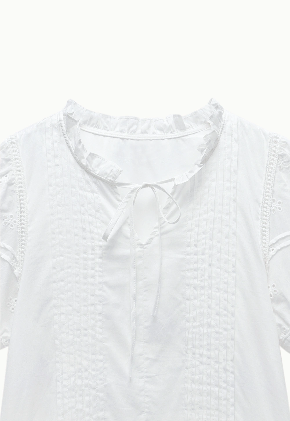 Women’s Eyelet Lace Babydoll Tunic