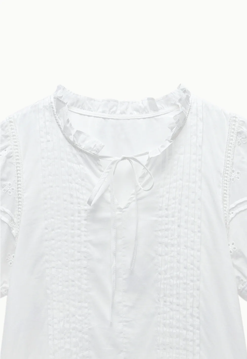 Women’s Eyelet Lace Babydoll Tunic
