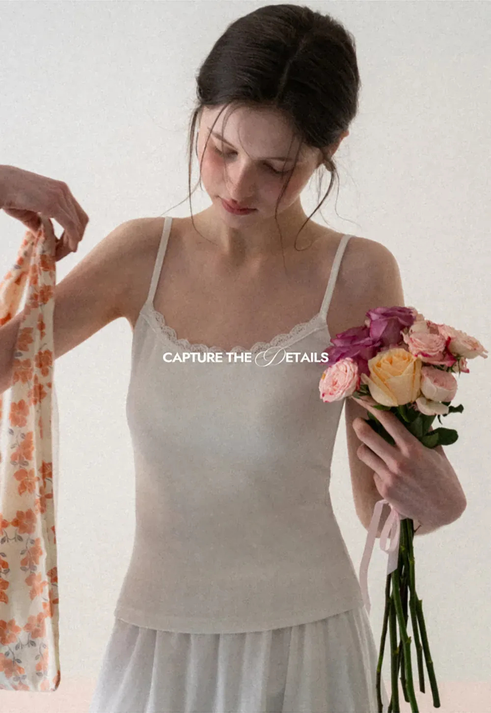 Lace Trimmed Sleeveless Camisole Top