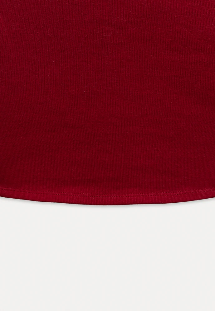 Women's Ribbed Halter Tank Top