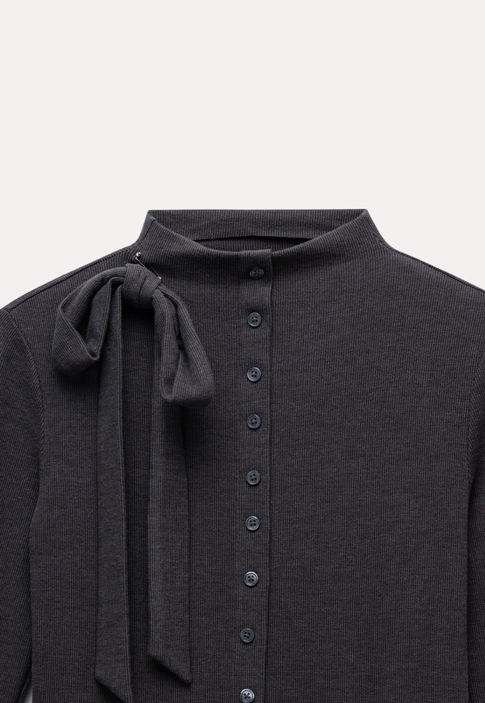 Long Sleeve Bow Tie Mini Dress