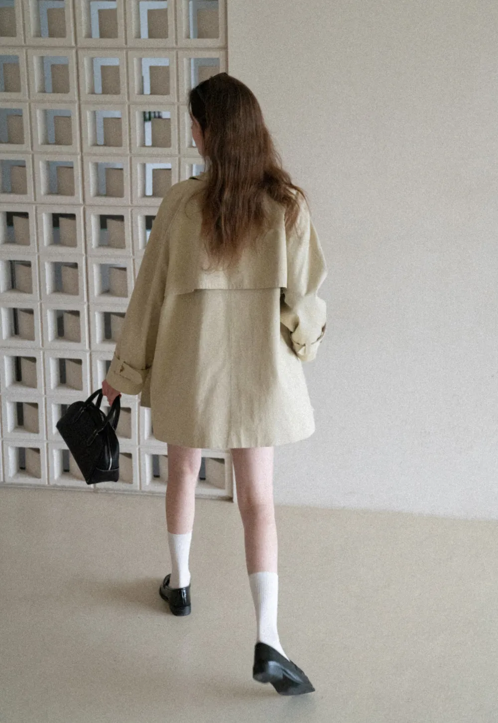 Elegant Double Breasted Short Jacket