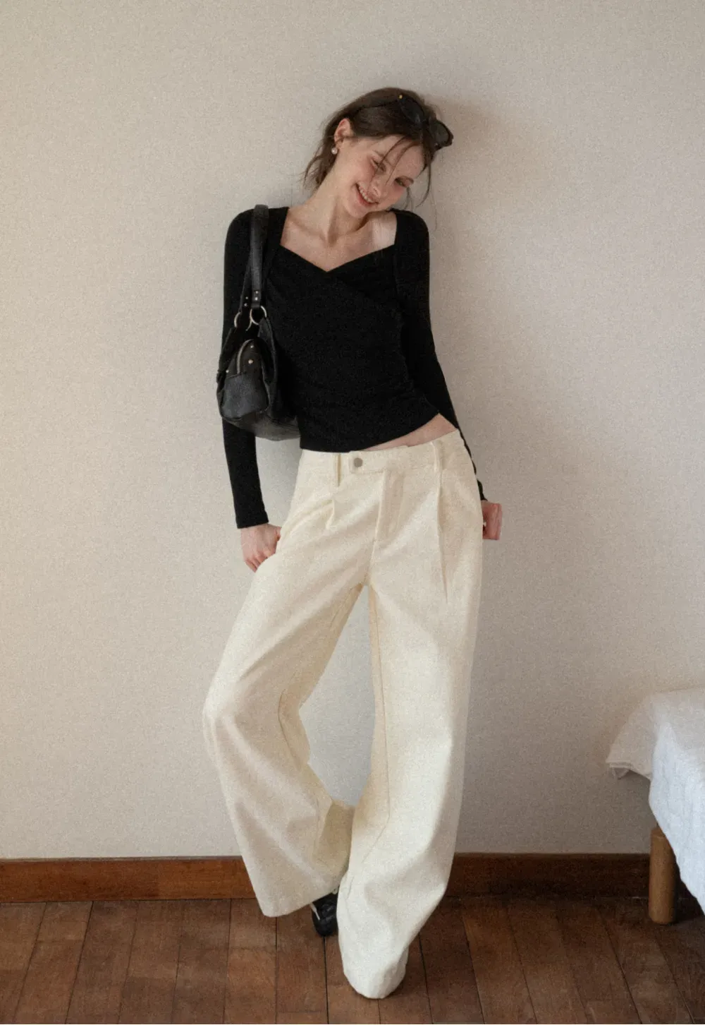 Elegant Long Sleeve Crop Top for Women