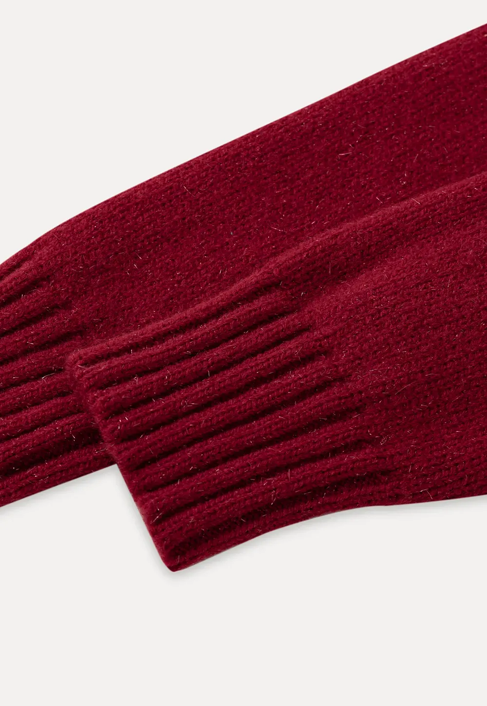 Elegant High Neck Knit Sweater with Tie Detail