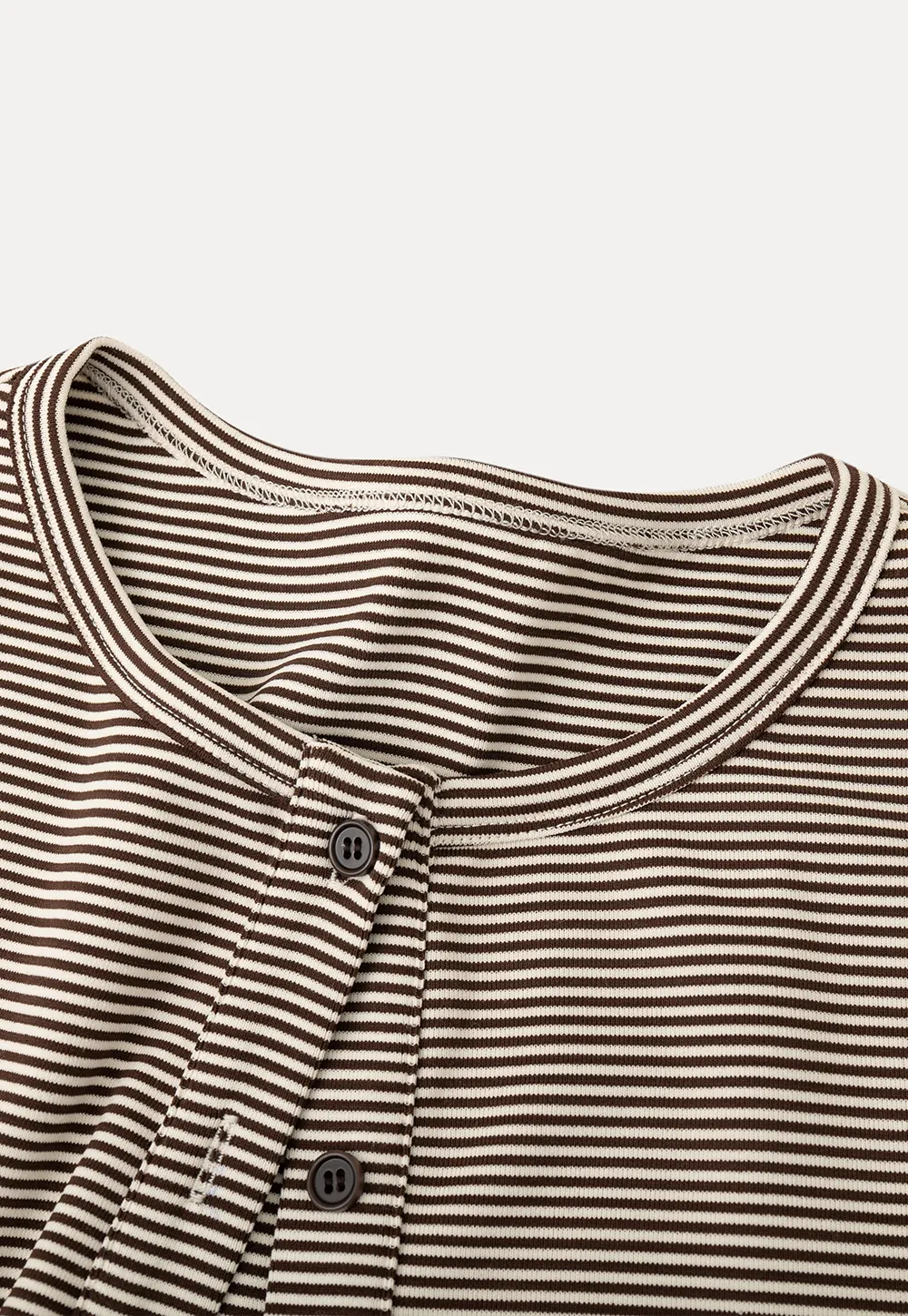 Striped cardigan with buttons and V neck tank top