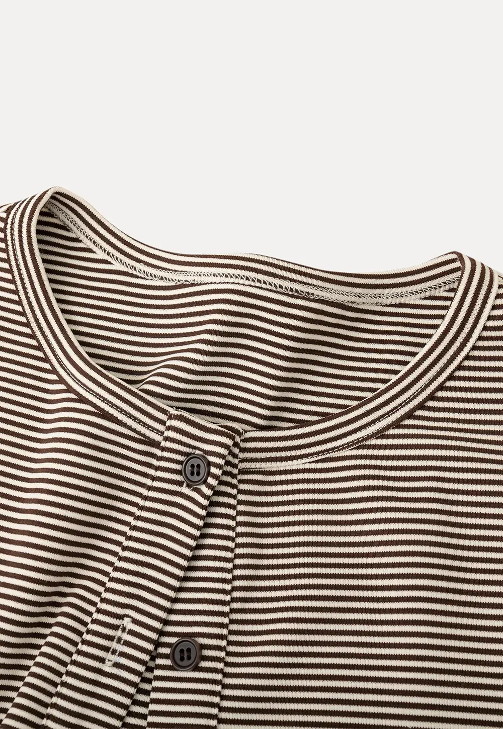 Striped cardigan with buttons and V neck tank top