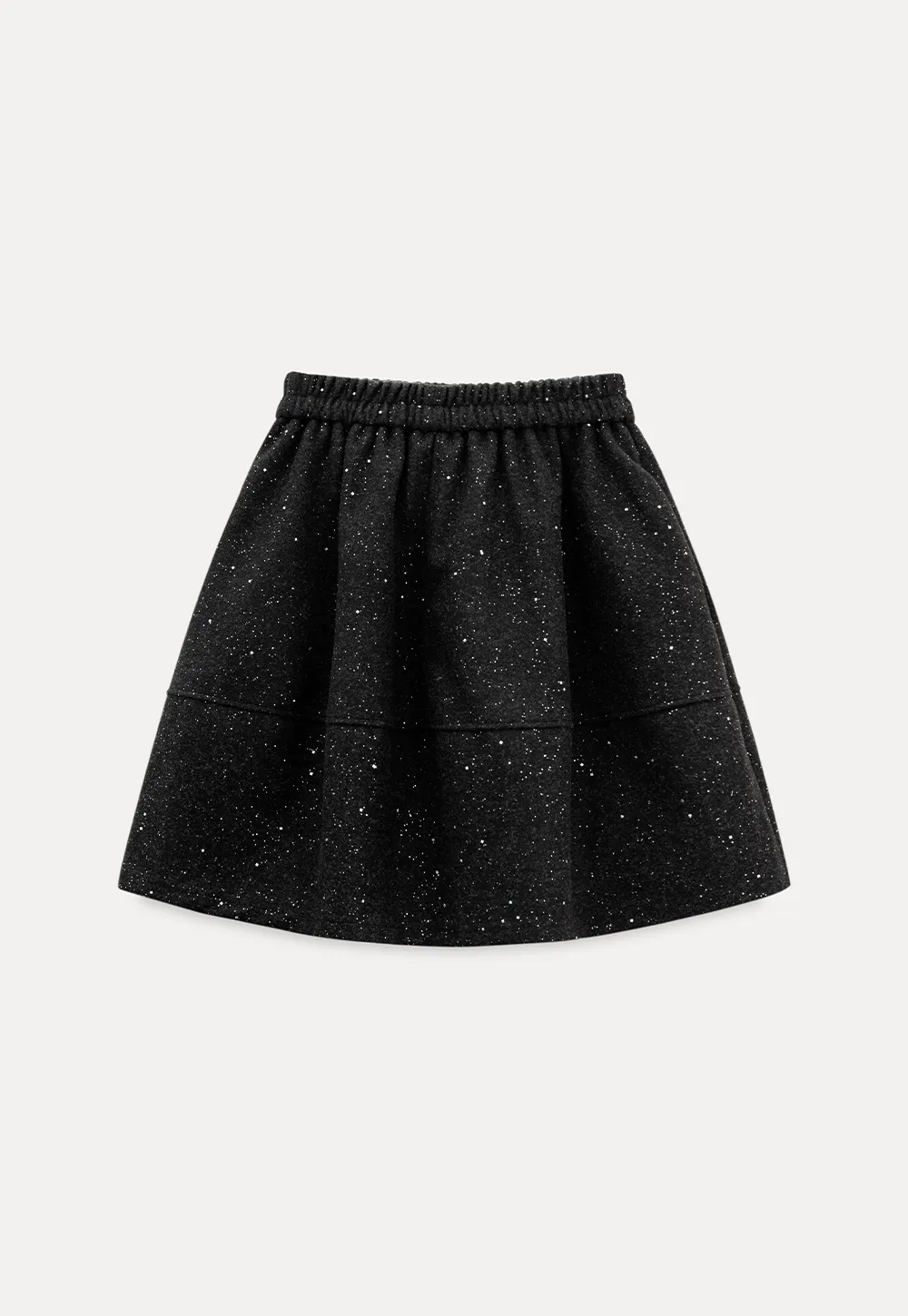 Sparkle Flare Skirt with Elastic Waist