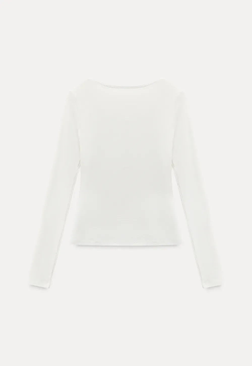 Long sleeve henley top with front buttons