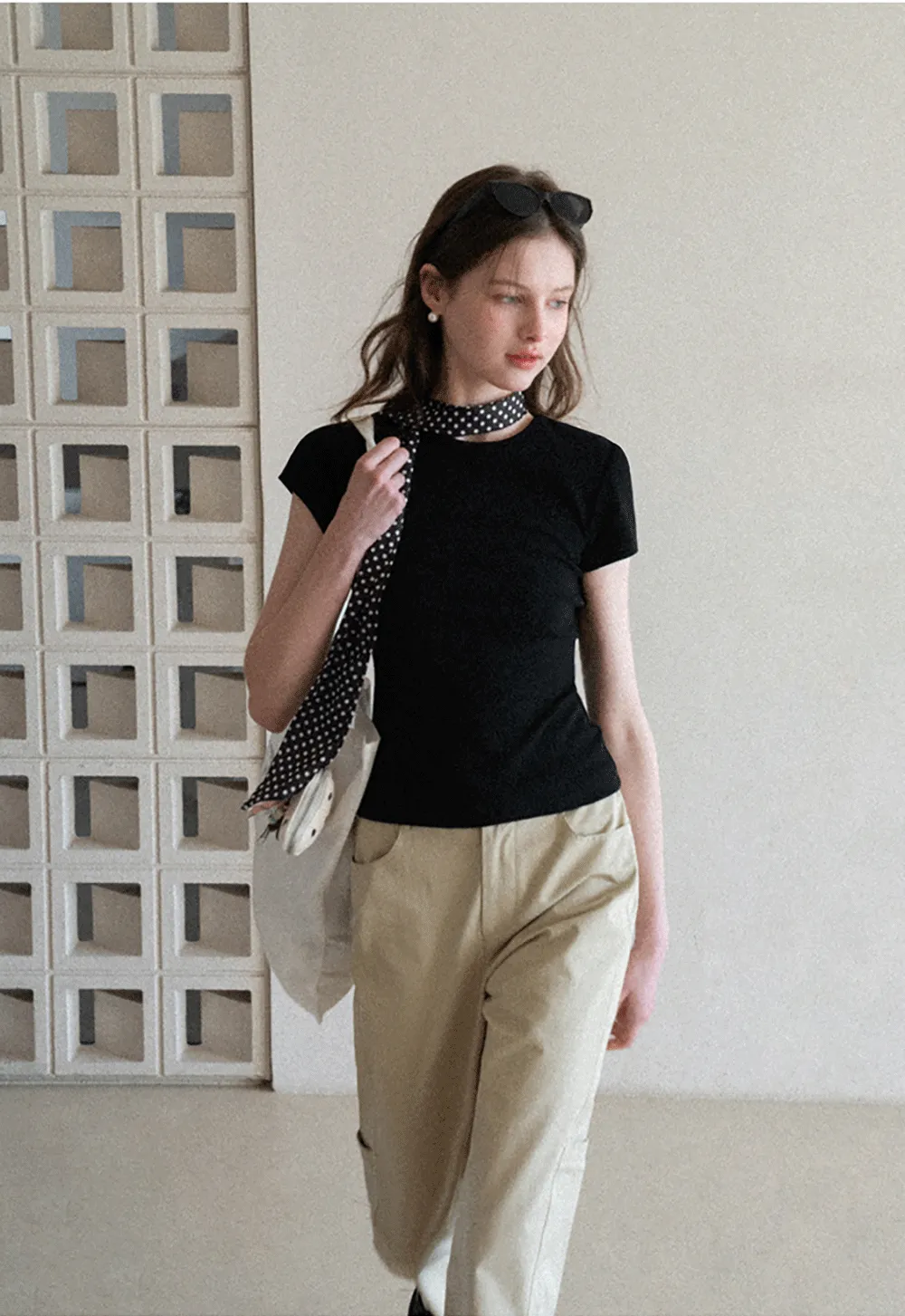 Slim Fit Short Sleeve Crew Neck T Shirt