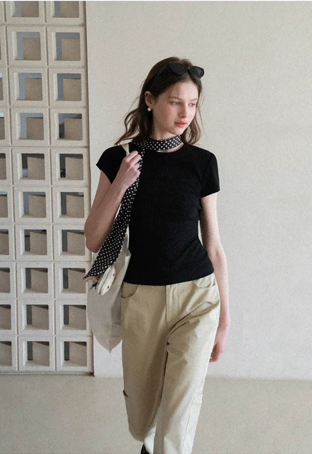 Slim Fit Short Sleeve Crew Neck T Shirt