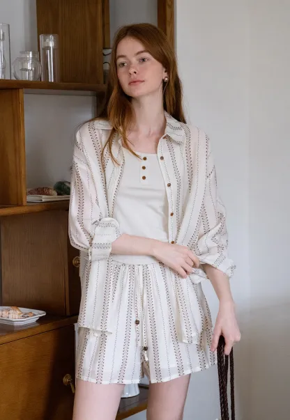 Striped Lounge Set